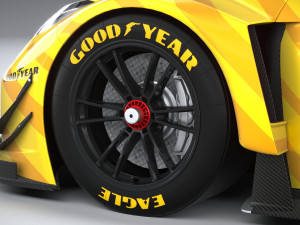 Chevrolet Corvette Z06 GT3 R Competition 2024 3Dモデル