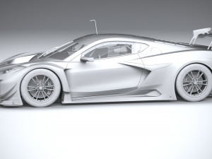 Chevrolet Corvette Z06 GT3 R Competition 2024 3Dモデル
