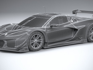 Chevrolet Corvette Z06 GT3 R Competition 2024 3Dモデル