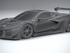 Chevrolet Corvette Z06 GT3 R Competition 2024 3Dモデル