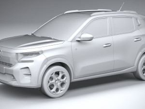 Citroen e C3 2024 3D Model