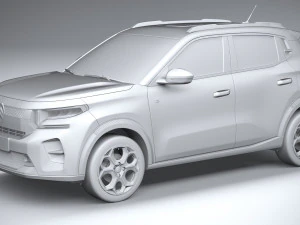 Citroen e C3 2024 3D Model