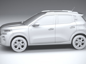Citroen e C3 2024 3D Model