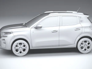 Citroen e C3 2024 3D Model
