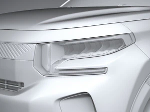 Citroen e C3 2024 3D Model