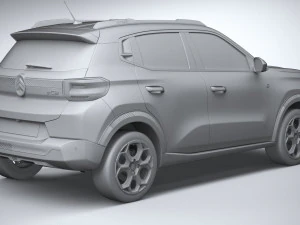 Citroen e C3 2024 3D Model