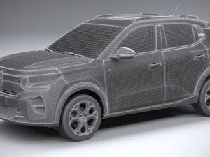 Citroen e C3 2024 3D Model