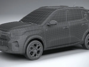 Citroen e C3 2024 3D Model