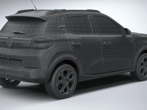 Citroen e C3 2024 3D Model