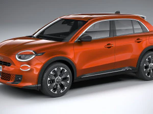 Fiat 600e 2024 3D Model