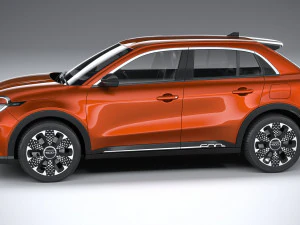 Fiat 600e 2024 3D Model