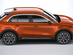 Fiat 600e 2024 3D मॉडल