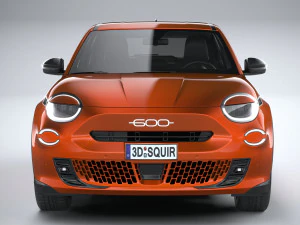Fiat 600e 2024 3D Model