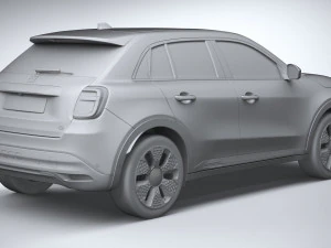 Fiat 600e 2024 3D Model