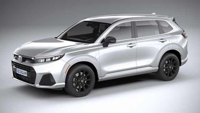 Honda CR-V eFCEV 2025 3D Model .c4d .max .obj .3ds .fbx .stl .blend 