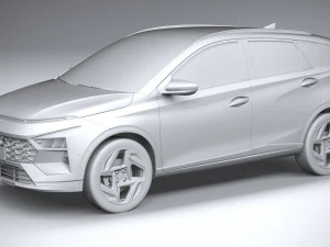 Hyundai Bayon 2025 3D Model