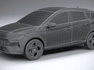 Hyundai Bayon 2025 3D Model