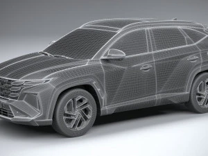 Hyundai Tucson 2024 3D Model