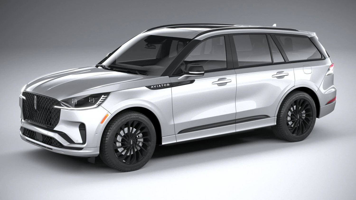Lincoln Aviator 2025 3D Model .c4d .max .obj .3ds .fbx .stl .blend