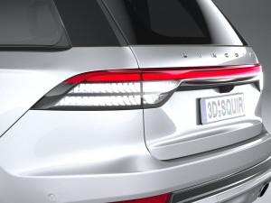 Lincoln Aviator 2025 3D Model