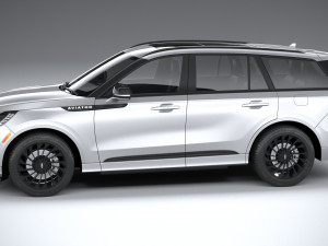 Lincoln Aviator 2025 3D Model