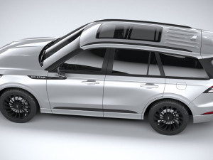 Lincoln Aviator 2025 3D Model
