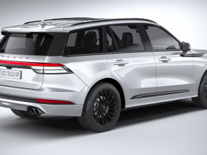 Lincoln Aviator 2025 3D Model