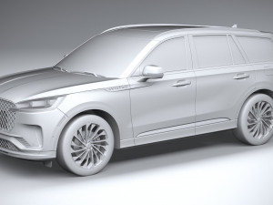 Lincoln Aviator 2025 3D Model