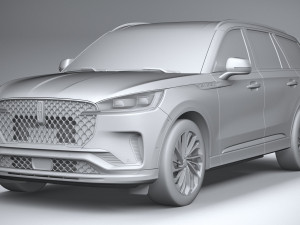 Lincoln Aviator 2025 3D Model