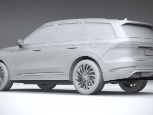 Lincoln Aviator 2025 3D Model