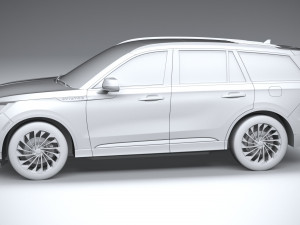 Lincoln Aviator 2025 3D Model