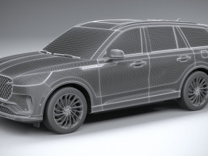 Lincoln Aviator 2025 3D Model