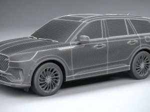Lincoln Aviator 2025 3D Model