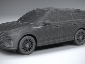 Lincoln Aviator 2025 3D Model