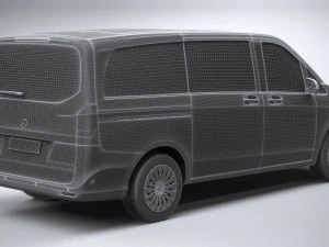 Mercedes-Benz V-Class Regular 2024 3D Model