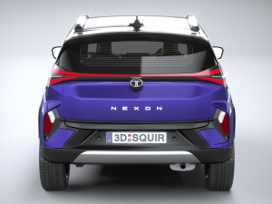Tata Nexon 2024 3D 模型