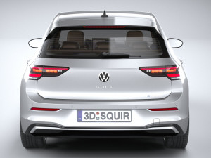 Volkswagen Golf 2024 3D 模型