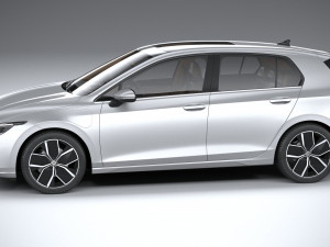 Volkswagen Golf 2024 3D 模型