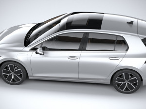 Volkswagen Golf 2024 3D 模型