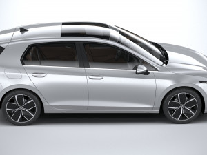 Volkswagen Golf 2024 3D 模型