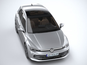 Volkswagen Golf 2024 3D 模型