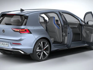Volkswagen Golf GTE 2024 3D Model