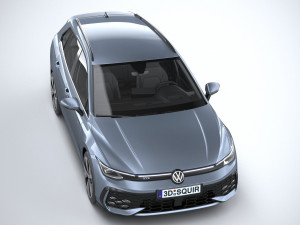 Volkswagen Golf GTE Variant 2024 3D 모델