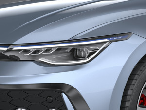 Volkswagen Golf GTE Variant 2024 3D 모델