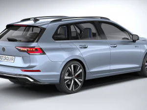 Volkswagen Golf GTE variante 2024 Modello 3D