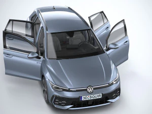 Volkswagen Golf GTE variante 2024 Modello 3D
