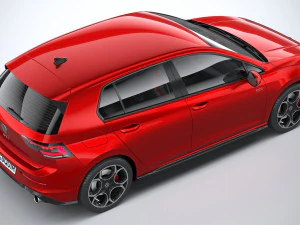 Volkswagen Golf GTI 2024 3D Model