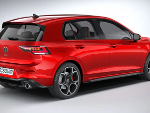 Volkswagen Golf GTI 2024 3D Model
