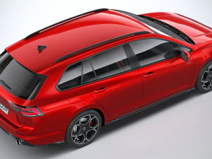 Volkswagen Golf GTI Variant 2024 3D Model
