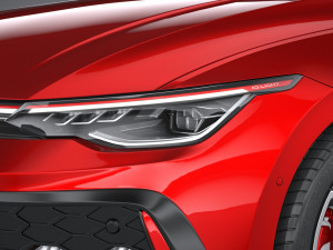 Volkswagen Golf GTI Variant 2024 Model 3D